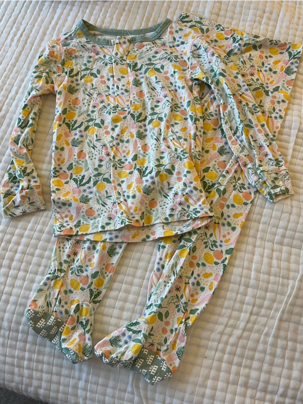 Magnetic Me Lemon & Floral Pajama Set